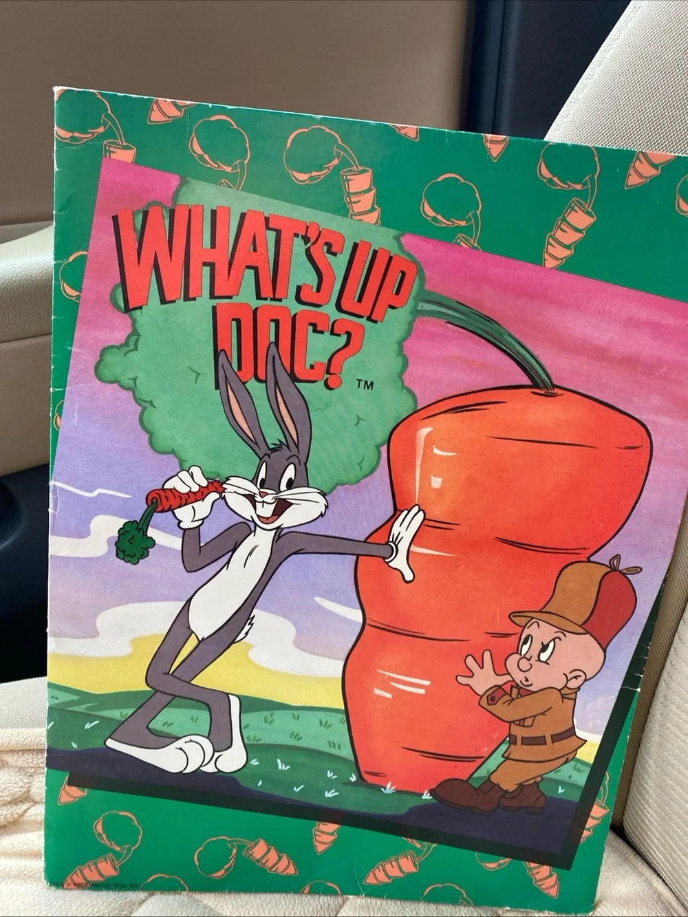 Looney Tunes Bugs‎ Bunny Mead Folder Portfolio Vintage 1989